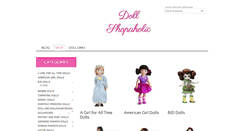 Desktop Screenshot of dollshopaholic.com